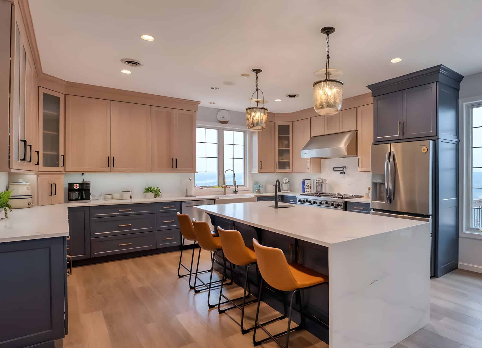 Kitchen remodeled by East End WW